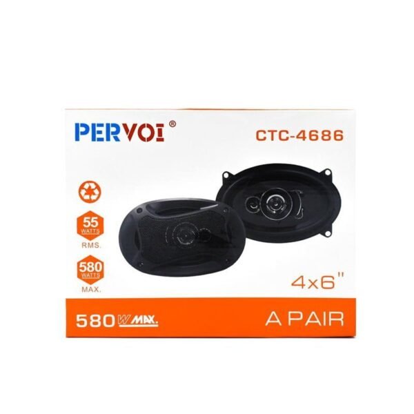 PerVoi Σετ Ηχεία Αυτοκινήτου Midrange 4×6″ 580W RMS 2τμχ CTC-4686 - Drive speaker