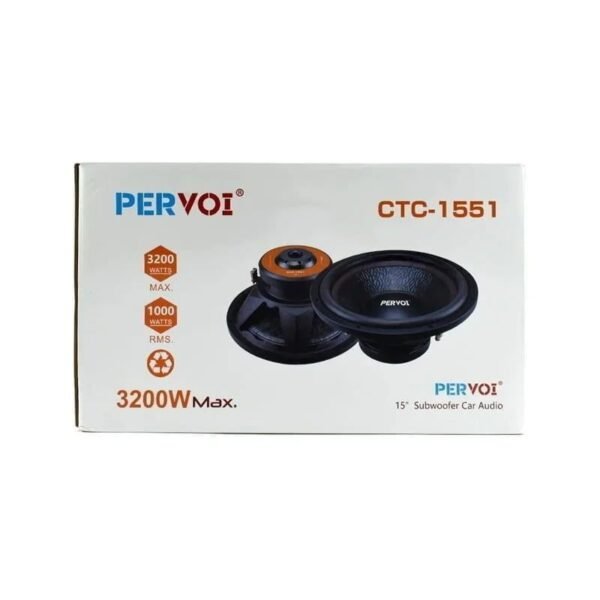 Pervoi Subwoofer Αυτοκινήτου 15″ Horn 3200W 75OZ PERVOI CTC-1551 - Active subwoofer